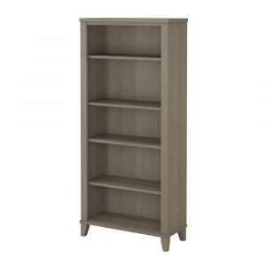 Bush Furniture - Somerset 5 Shelf Bookcase in Ash Gray - WC81665