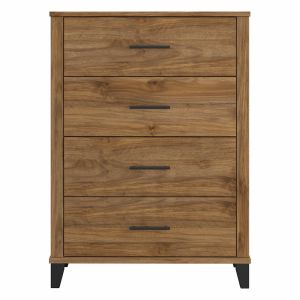 Bush Furniture - Somerset Chest of Drawers in Fresh Walnut - STS132FW