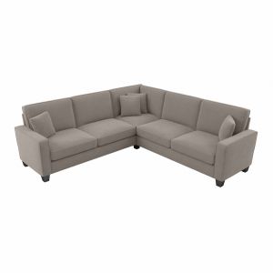 Bush Furniture - Stockton 98W L Shaped Sectional Couch in Beige Herringbone - SNY98SBGH-03K