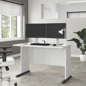 Bush Furniture - Studio A 48W Computer Desk in White - SDD248WH