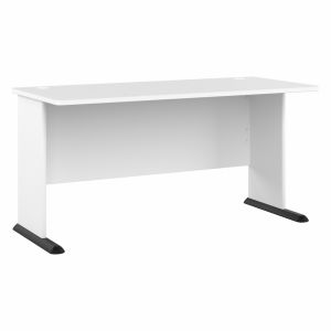 Bush Furniture - Studio A 60W Gaming Desk in White - SDD160WH-Z