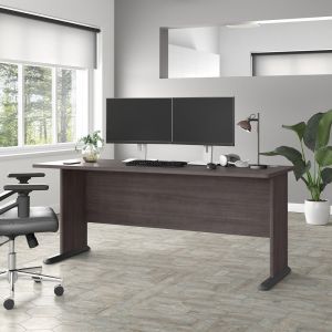 Bush Furniture - Studio A 72W Computer Desk in Storm Gray - SDD172SG