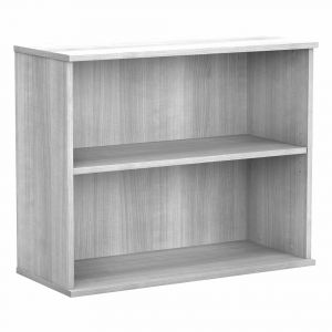 Bush Furniture - Studio A Small 2 Shelf Bookcase in Platinum Gray - SDB3036PG-Z