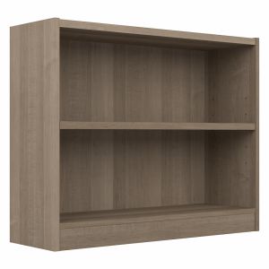 Bush Furniture - Universal  2 Shelf Bookcase in Ash Gray - WL12426