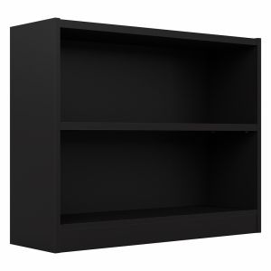Bush Furniture - Universal 2 Shelf Bookcase in Black - WL12438