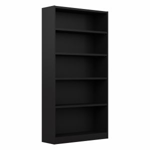 Bush Furniture - Universal 5 Shelf Bookcase in Black - WL12436