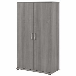 Universal Storage Tall Storage Cabinet with Doors and Shelves