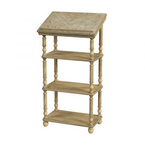 Butler Specialty Company - Alden 24 in. W Rectangular Wood 4 Tier Library Stand, Beige - 1512424