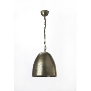 Butler Specialty Company - Hors D'oeuvres - Archie 1 Light Hammered Dome Pendant, Gold - 7164116