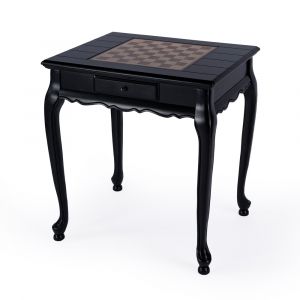 Butler Specialty Company - Bannockburn 29 in. W Rectangular Wood Game Table, Black - 1694111