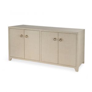 Butler Specialty Company - Bar Harbor - Bar Harbor 70 in. W Rectangular Raffia 4 Door Sideboard, Natural - 5668362