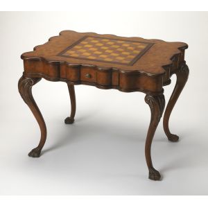 Butler Specialty Company - Heritage - Bianchi 39 in. W Traditional Rectangular Wood Game Table, Medium Brown - 464070