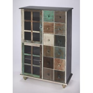 Butler Specialty Company - Artifacts - Boise 31.5 in. W Rectangular Painted Wood 2 Drawer 3 Door Accent Chest, Assorted - 1781290