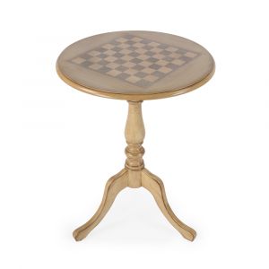 Butler Specialty Company - Heritage - Colbert 22 in. W Round Wood Pedestal Game Table, Beige - 3405424