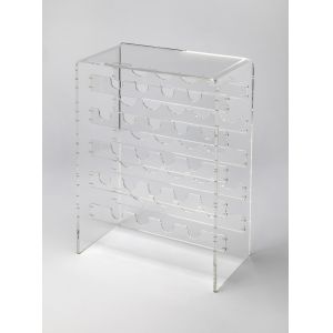 Butler Specialty Company - Crystal Clear - Crystal 34 in. H x 24 in. W Rectangular Acrylic Wine Rack, Clear - 3614335