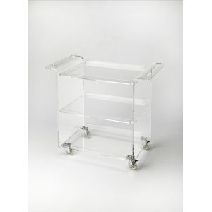 Butler Specialty Company - Crystal Clear - Crystal Clear Acrylic Bar Cart, Clear - 5169335