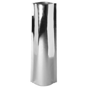 Butler Specialty Company - Hors D'oeuvres - Daphne 35.5 in H Metal Modern Floor Vase, Silver - 2725016