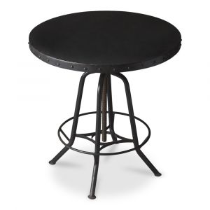 Butler Specialty Company - Englewood 29 in. W Round Iron Hall/Pub Table, Black - 1200025