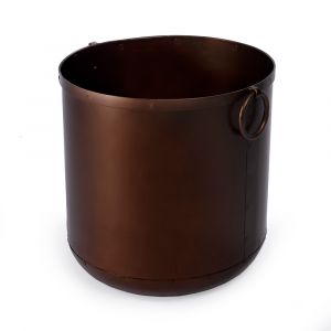 Butler Specialty Company - Hors D'oeuvres - Erie 16 in. H x 16 in. W Round Iron Indoor Planter, Copper - 3332016