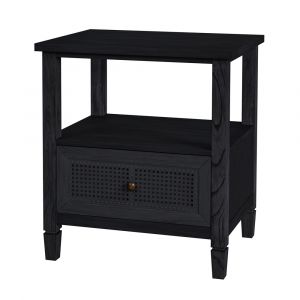 Butler Specialty Company - Flagstaff 25 in. W Cane 1 Drawer Nightstand, Black - 5727432