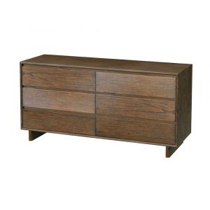 Butler Specialty Company - Halmstad 62 in. W Rectangular 6 Drawer Wood Panel Dresser, Brown - 5766188