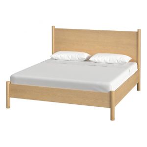 Butler Specialty Company - Lennon Wood Rounded Leg King Panel Bed, Light Brown - 5764473