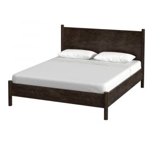 Butler Specialty Company - Lennon Wood Rounded Leg King Panel Bed, Medium Brown - 5764474