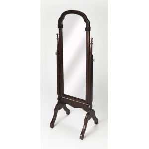 Butler Specialty Company - Meith 60 in. H x 19 in. W Rectangular Wood Cheval Mirror, Dark Brown - 1911024