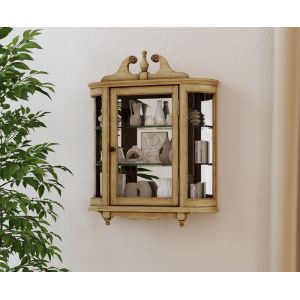 Butler Specialty Company - Heritage - Melinda 27.5 in. H x 21 in. W Rectangular Wood Wall Curio, Beige - 1927424