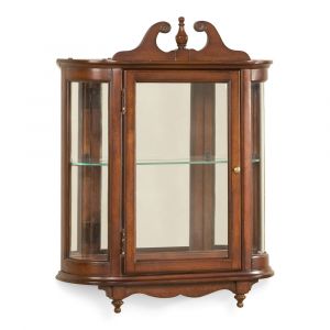 Butler Specialty Company - Heritage - Melinda 27.5 in. H x 21 in. W Rectangular Wood Wall Curio, Dark Brown - 1927024