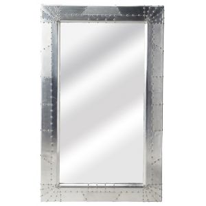 Butler Specialty Company - Midway Aviator - Midway 51 in. H x 30 in. W Rectangular Metal Aviator Themed Wall Mirror, Silver - 5118330