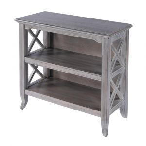 Butler Specialty Company - Newport 32 in. W 2 Shelf Bookcase, Gray - 3044247