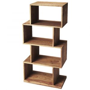 Butler Specialty Company - Stockholm 47.5 in. H x 21.5 in. W Wood 4 Shelf Etagere Bookshelf, Light Brown - 3382140