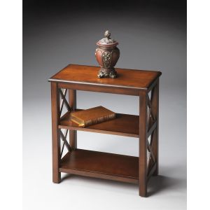 Butler Specialty Company - Vance 25 in. H x 22 in. W Wood 2 Shelf Bookcase, Dark Brown - 4105024