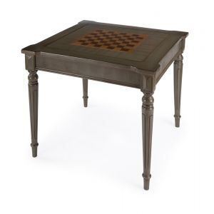 Butler Specialty Company - Vincent 36 in. W Square Wood Multi-Game Card Table, Gray - 837148