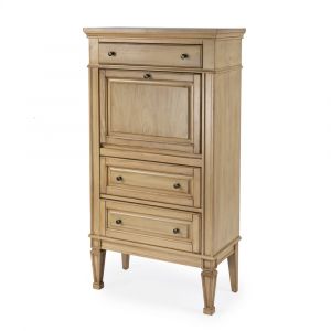 Butler Specialty Company - Wordsworth 52 in. H x 27.75 in. W Wood 5 Drawer Secretary Desk, Beige - 2126424