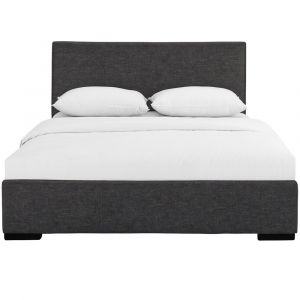 Camden Isle - Hindes Queen Grey Upholstered Platform Bed - 86342