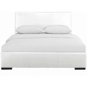 Camden Isle - Hindes Twin White Upholstered Platform Bed - 86466
