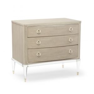 Caracole - Classic Floating On Air - Three Drawer Nightstand - CLA-416-062