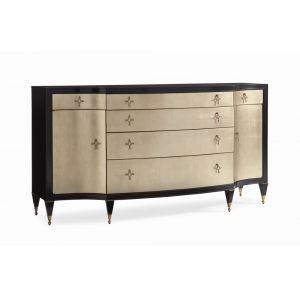 Caracole - Classic Opposites Attract - Black and Gold Sideboard - CON-CLOSTO-068