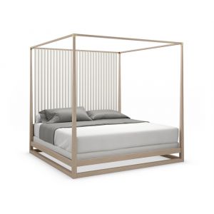Caracole - Classic Pinstripe Light Bed King Bed - CLA-022-122