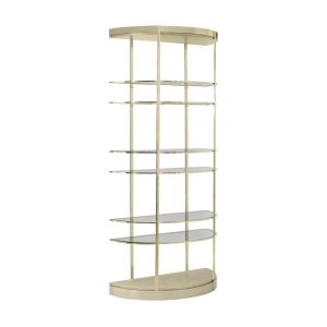 Caracole - Classic Up Up And Away - Etagere with Glass Shelves - CLA-016-811