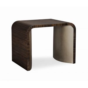 Caracole - Modern Streamline End Table with Pedestal Interiors - M021-417-414