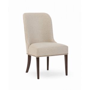 Caracole - Modern Streamline Upholstered Side Chair with Nails at the Base - (Set of 2) - M022-417-281