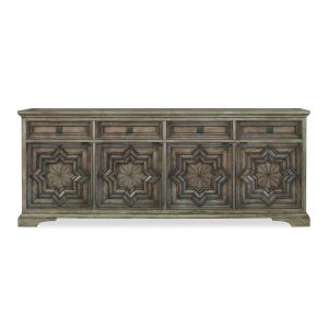 Century Furniture - Casa Bella - Carved Credenza (Timber Grey) - C5H-404