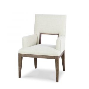 Century Furniture - Casa Bella - Uph. Dining Arm Chair (Timber Grey) - C5H-532