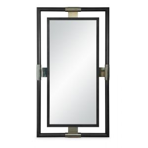 Century Furniture - Corso Black Cerused Corso Floor Mirror - C1H-831