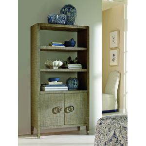 Century Furniture - Curate - Charleston Bookcase-French Grey - CT5018-FG