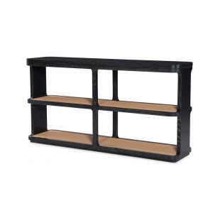 Century Furniture - Curate Black, Natural Rohan Console Table - CT6094