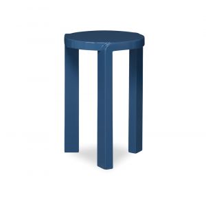 Century Furniture - Carrier and Company Outdoor Gloss Blue Margaux Outdoor Side Table - Blue - C7-D89-3149